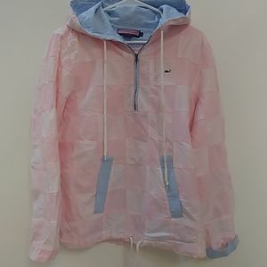 Vineyard Vines Half Zip Patchwork Jacket